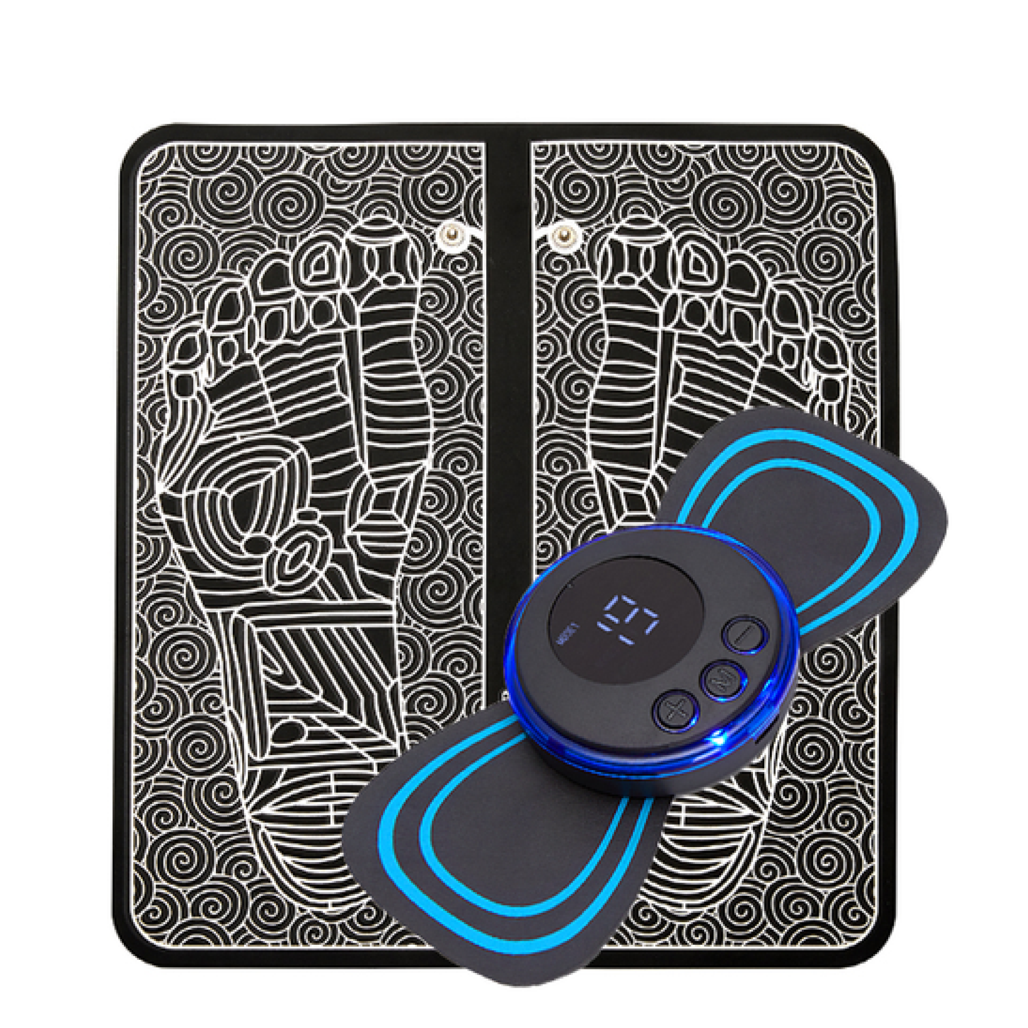 SoleRelief Masseurs EMS de réflexologie pour pieds, jambes et cou