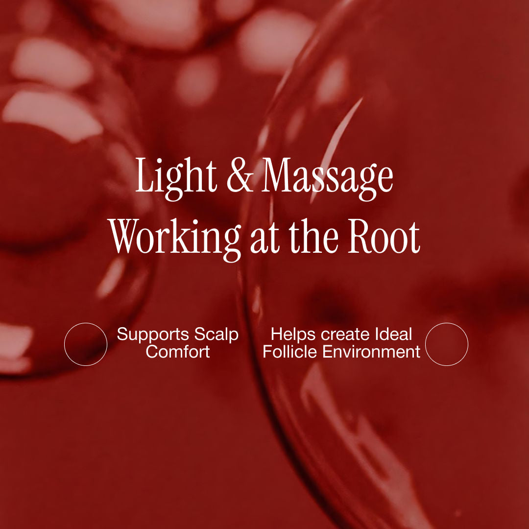 Pente de Massagem para Couro Cabeludo com LED Vermelho 630nm para Cuidados Diários do Cabelo e Couro Cabeludo – À Prova de Água | Lersk