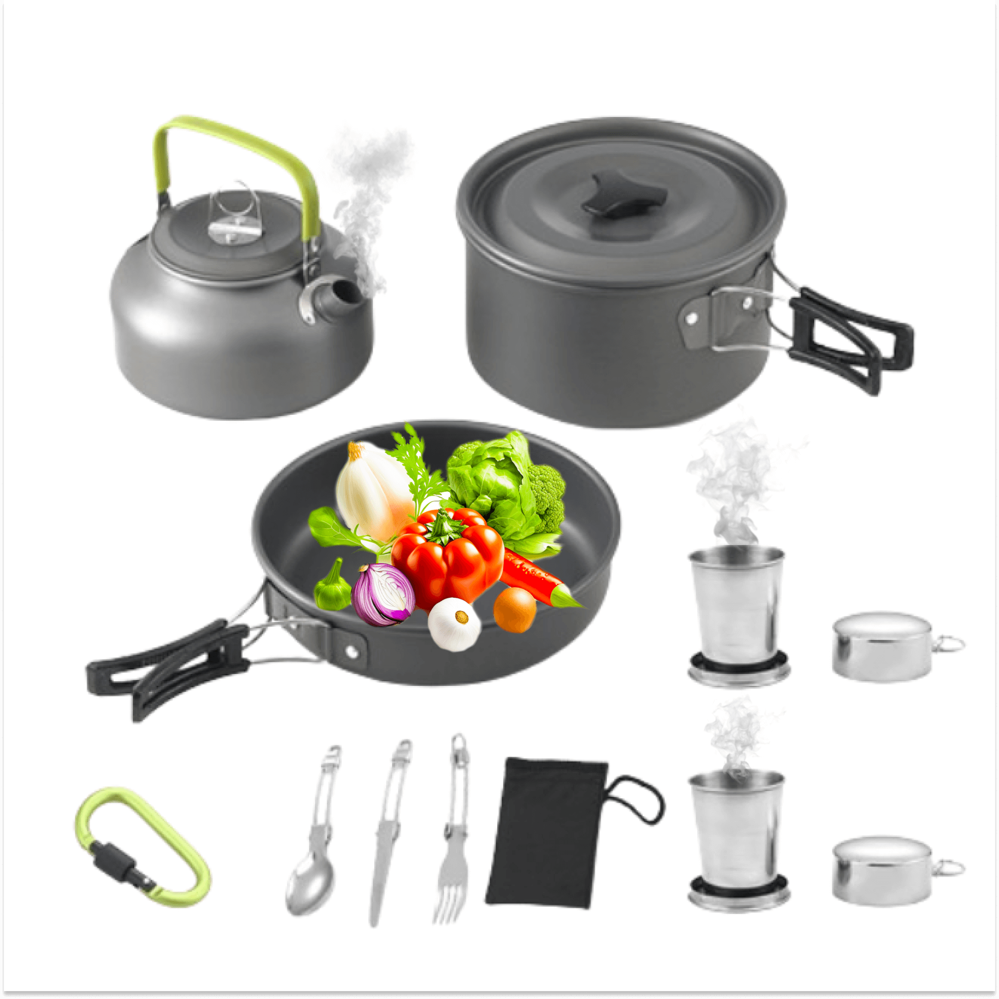 TrailMate Stainless Steel Camping Cookware Pots And Pans | Lersk