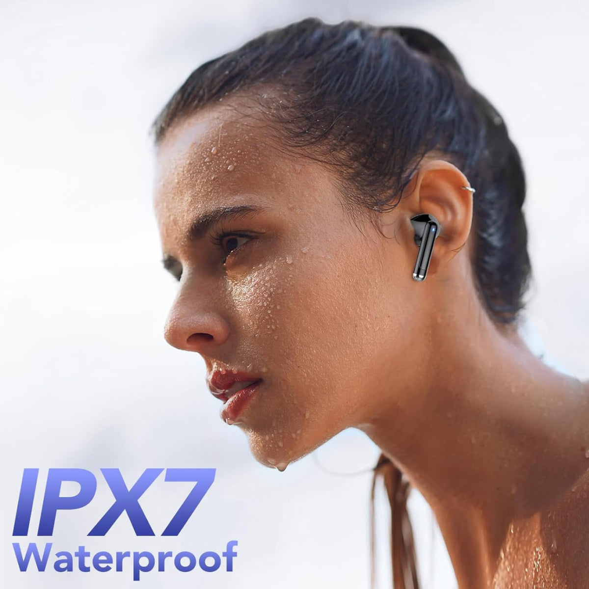 VeroPulse Øretelefoner IPX7 Bluetooth Støjreduktion, 52-timers Batterilevetid | Lersk