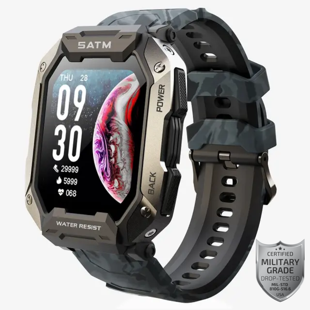 Sentinel Trek Tactical Smartwatch With Extended Battery For Harsh Environments | Lersk