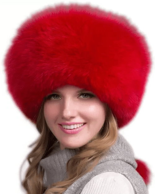 Gorro de Invierno Glaciera Lux Sombrero de Piel Real con Protectores para Orejas Elegante Sombrero Cálido de Lujo para Mujer | Lersk