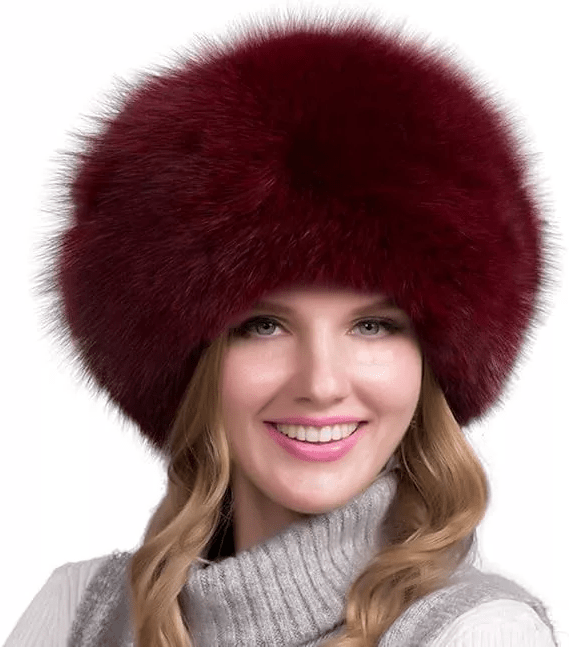Gorro de Invierno Glaciera Lux Sombrero de Piel Real con Protectores para Orejas Elegante Sombrero Cálido de Lujo para Mujer | Lersk