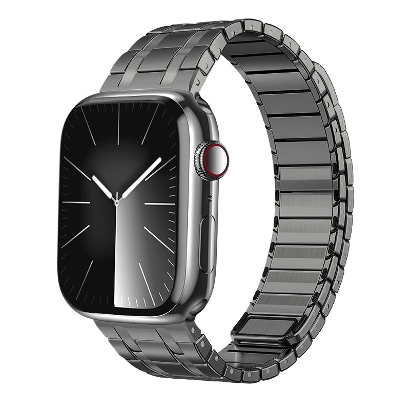 Alera | Cinturino magnetico in acciaio inox satinato per Apple Watch | Lersk