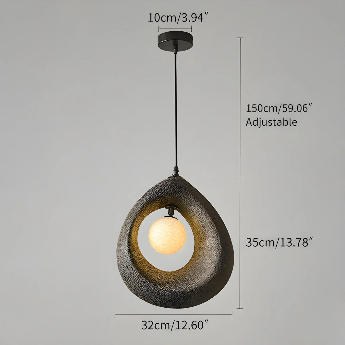 Circular Wabi Sabi Pendant Light Modern Lighting | Lersk