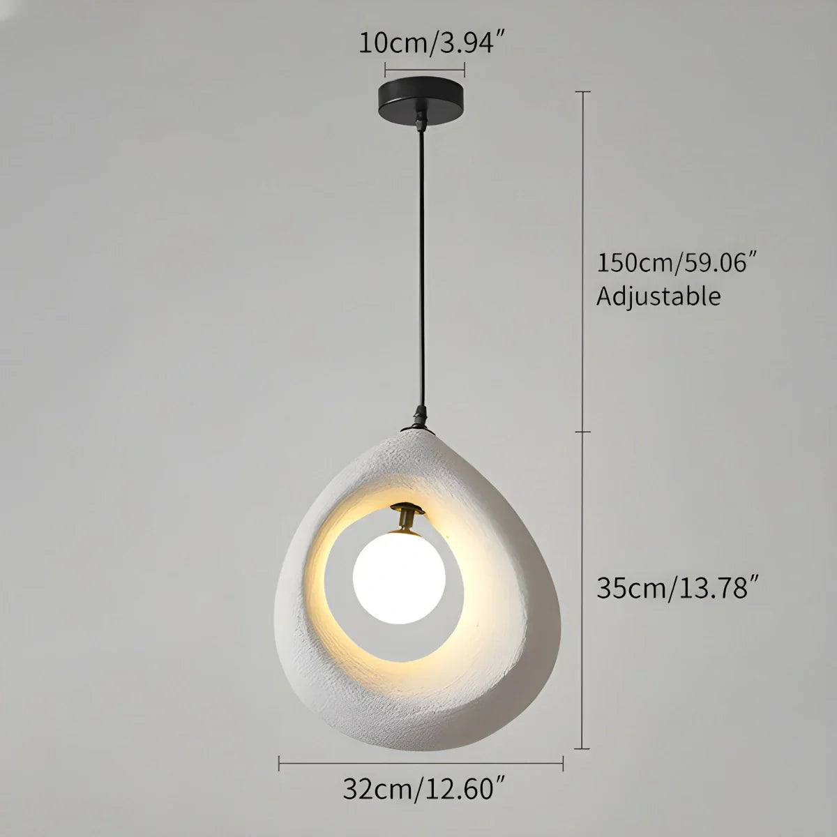 Circular Wabi Sabi Pendant Light Modern Lighting | Lersk