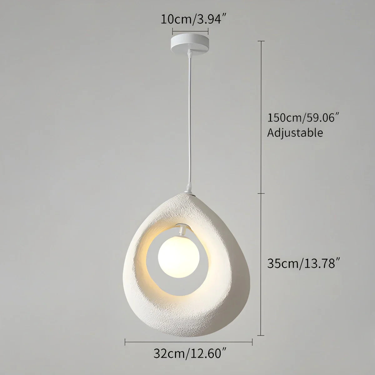 Circular Wabi Sabi Pendant Light Modern Lighting | Lersk
