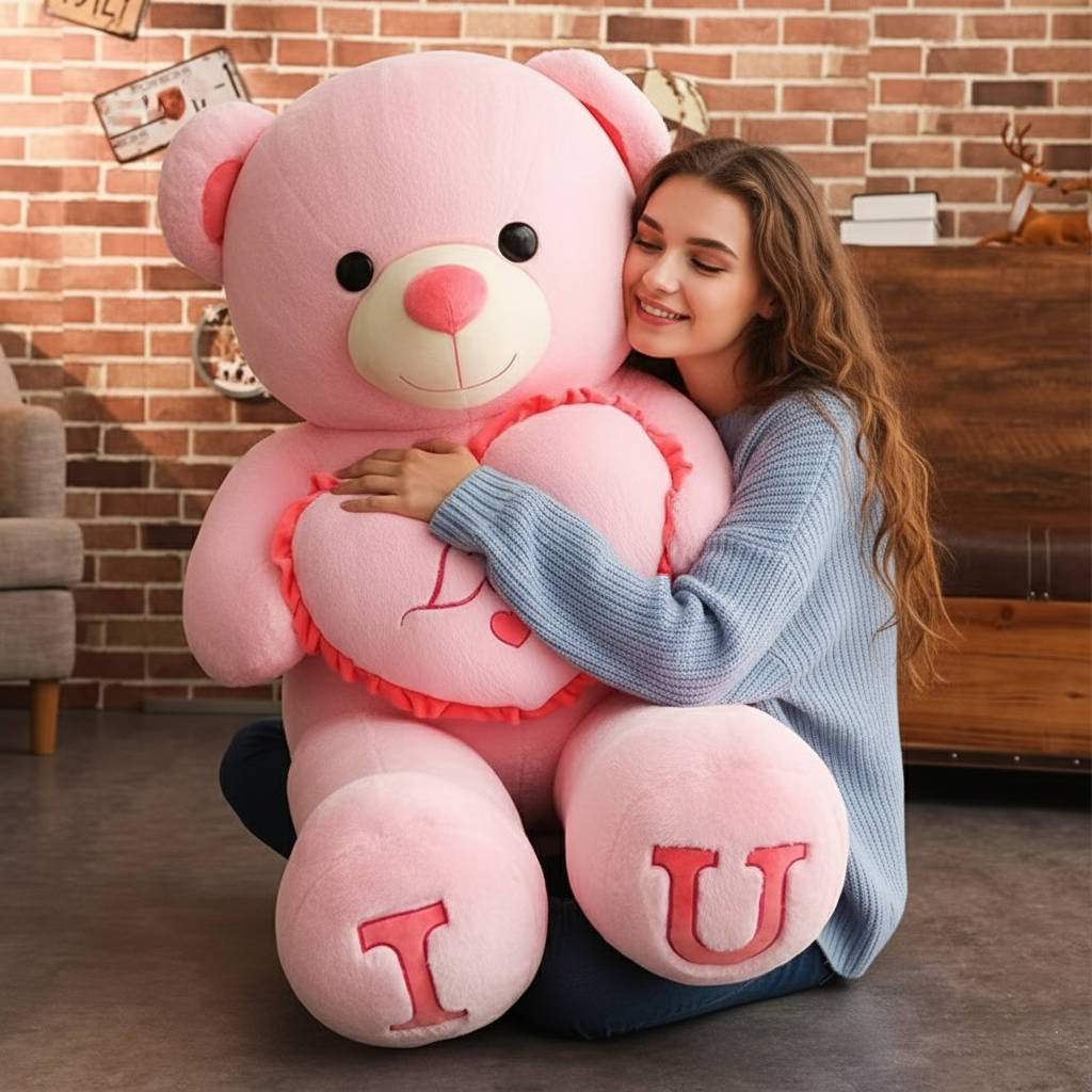 Riesiger Plüschbär Extra Großer Plüsch-Teddy für Komfort und Entspannung zu Hause oder im Büro, ein gemütlicher Kuschelpartner | Lersk