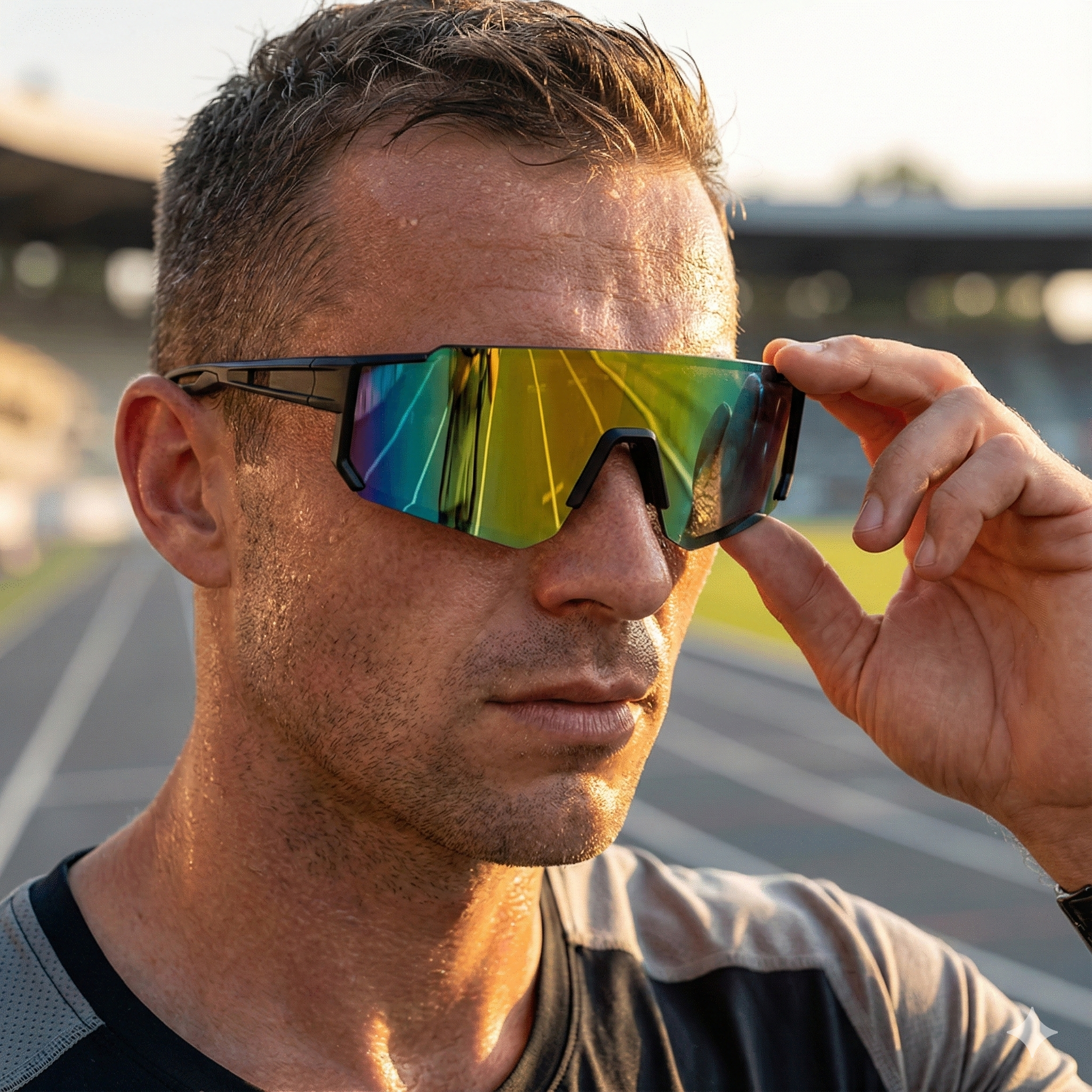 Occhiali da sole da ciclismo leggeri AeroPeak per attività all'aperto | Lersk