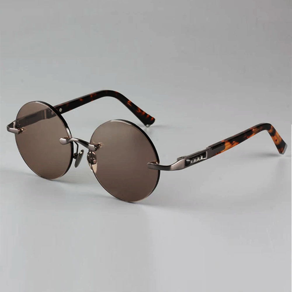 NovaLume Kristallrunde Sonnenbrille mit UV-Schutz | Lersk