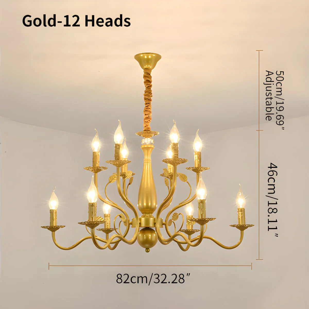 Candelabro de vela de doble capa para comedor | Lersk