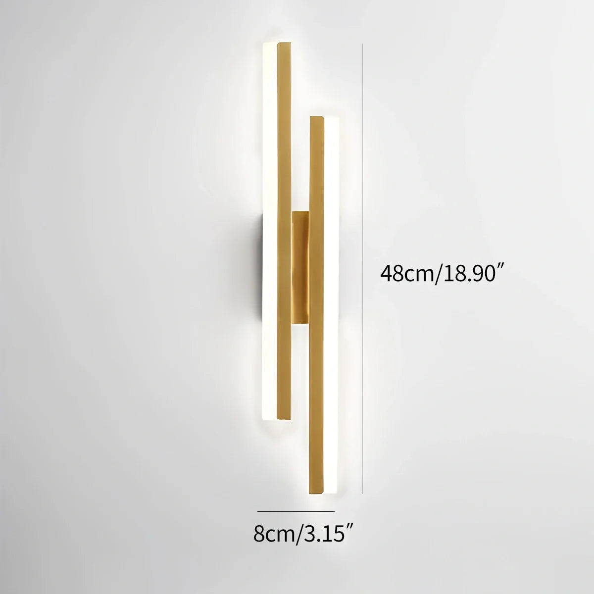 Lámpara de Pared Minimalista en Forma de H Antier Alana | Lersk