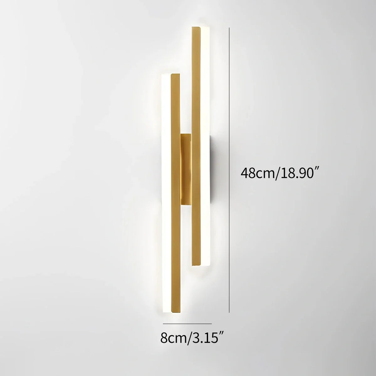 Lámpara de Pared Minimalista en Forma de H Antier Alana | Lersk