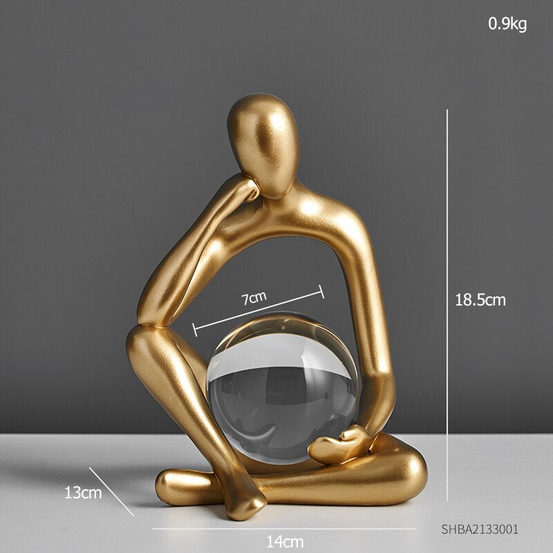 Abstract Figurine Set For Modern Home Decor And Gift | Lersk