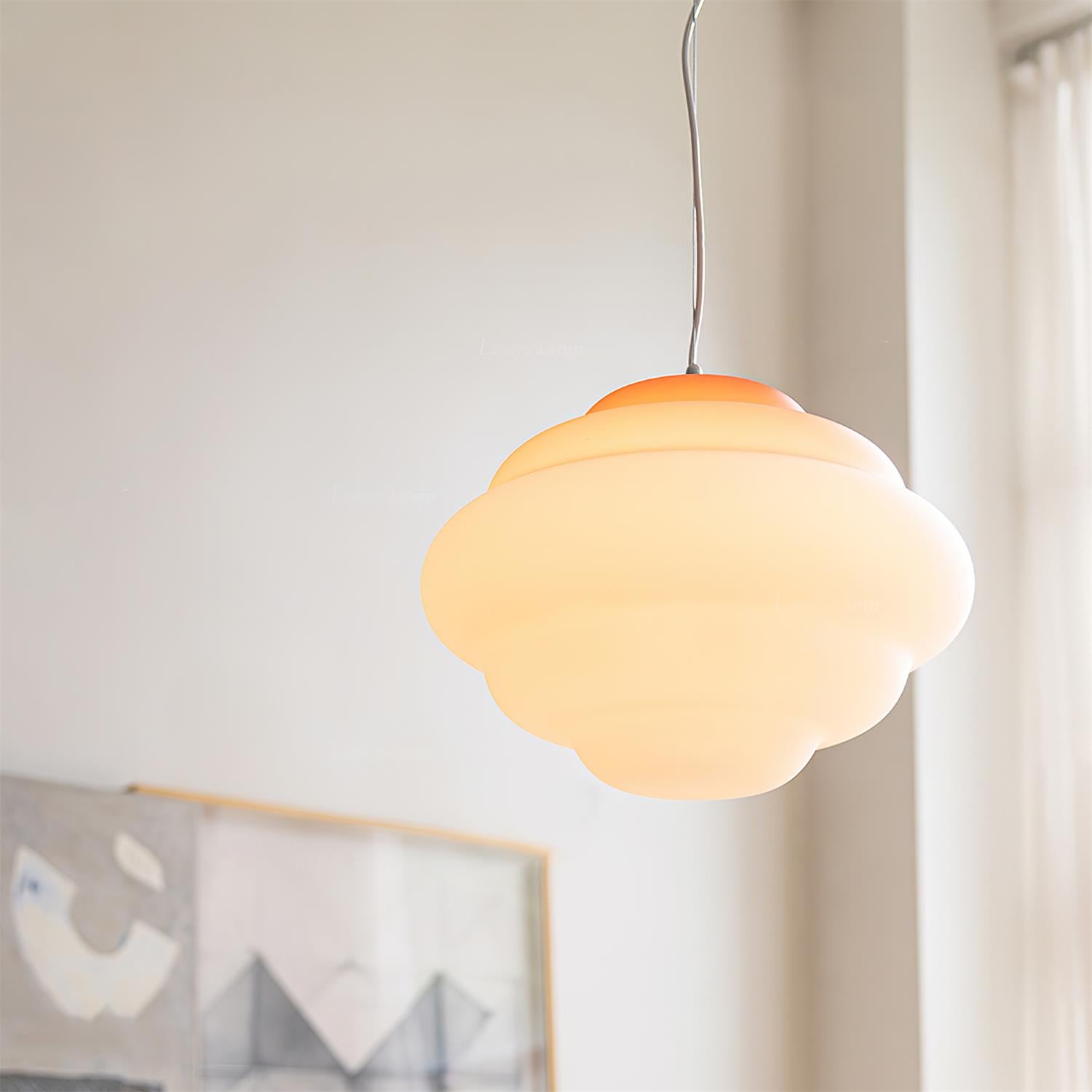Závěsná lampa AuroraHue Gradient s matným sklem pro atmosféru | Lersk