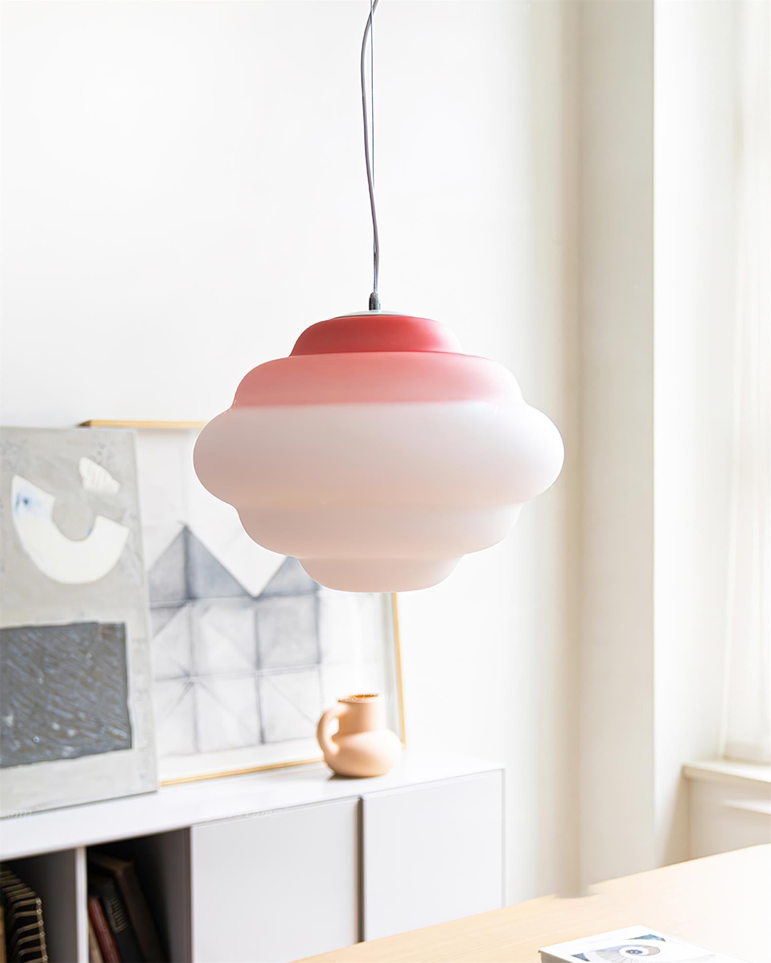 Závěsná lampa AuroraHue Gradient s matným sklem pro atmosféru | Lersk