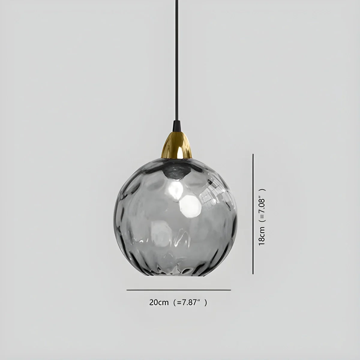 Colorful Glass Ball Pendant Light for Living Room | Lersk