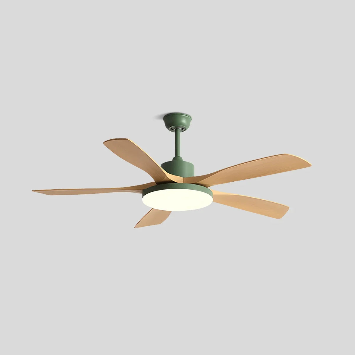 Ventilador de techo de 6 aspas para sala de estar con luz | Lersk