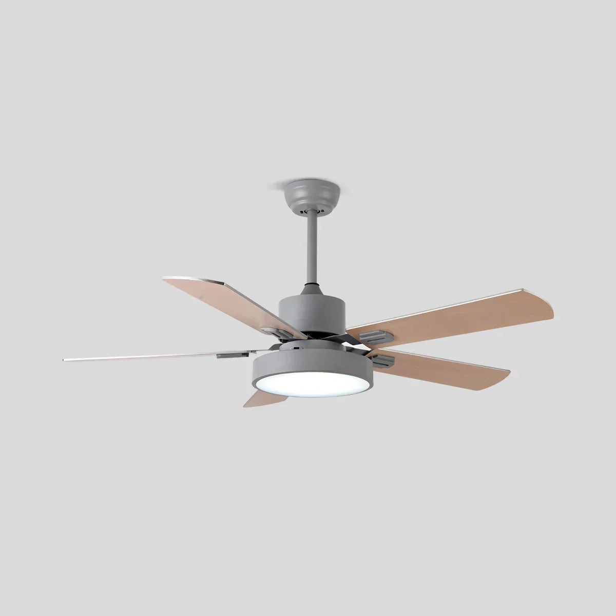 Ventilador de techo vintage de 5 aspas con luz para sala de estar | Lersk