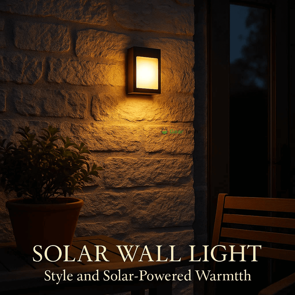 Nexora Outdoor Wireless Solar LED Wall Lights for Paths Patios and Gardens