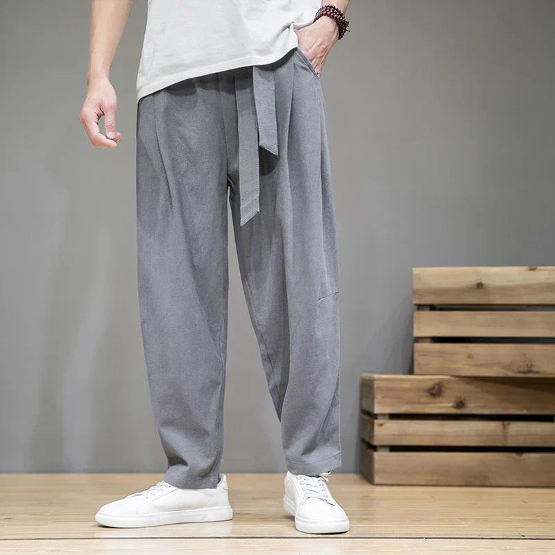 Breathable Linen Trousers for Men | Lersk