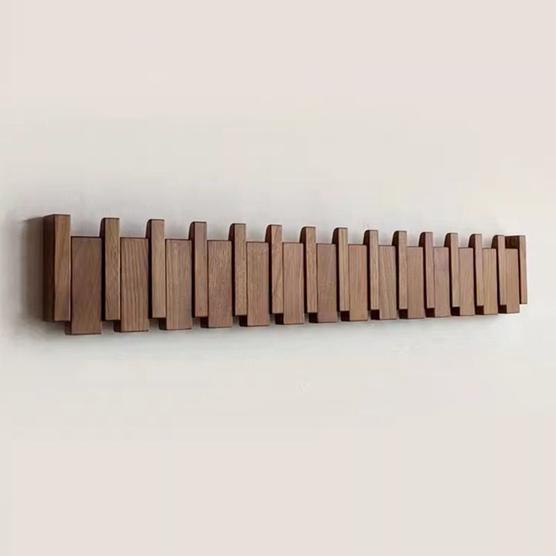 Cabide de Piano Artesanal Organizador de Madeira de Luxo para Casas | Lersk
