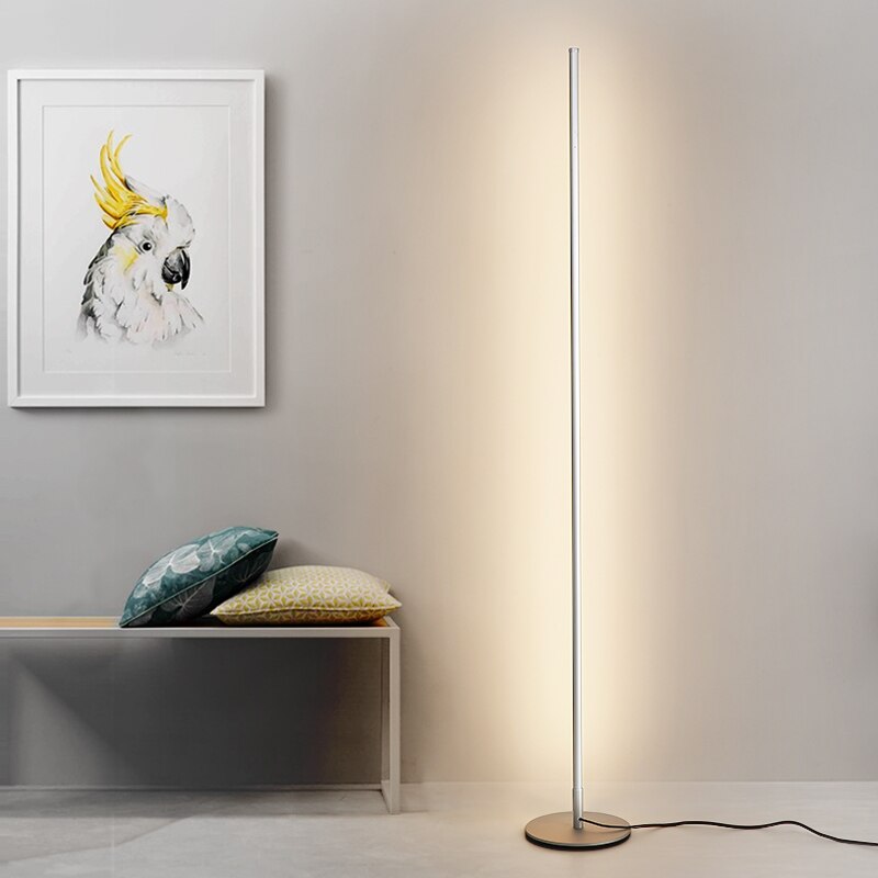 AstraLume Gulvlampe Minimalistisk LED-rørlys til Moderne Hjem | Lersk