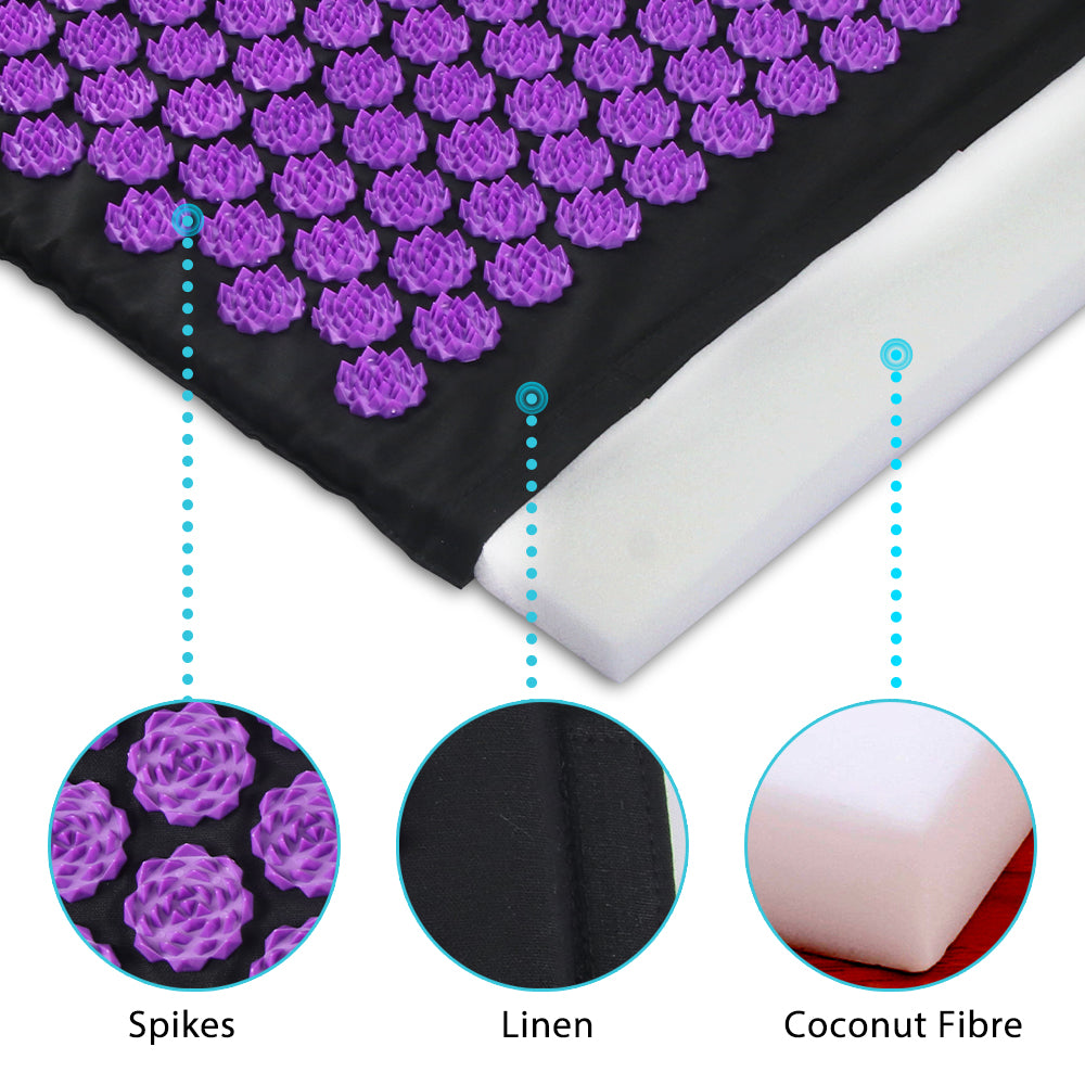 Ultimate Acupressure Mat For Stress Relief And Muscle Pain For Yoga Enthusiasts | Lersk