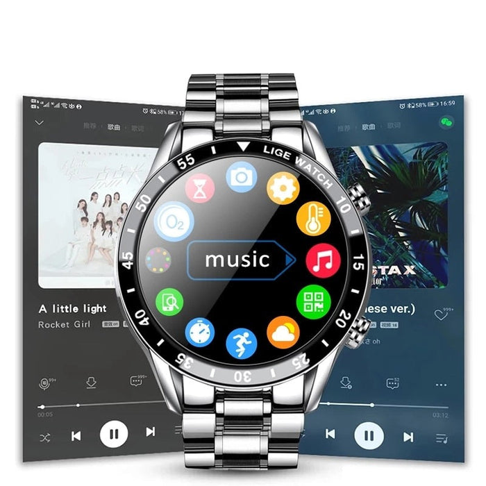 Luxuriöse 4G-Smartwatch mit elegantem Connected-Design für Anrufe und Nachrichten unterwegs | Lersk