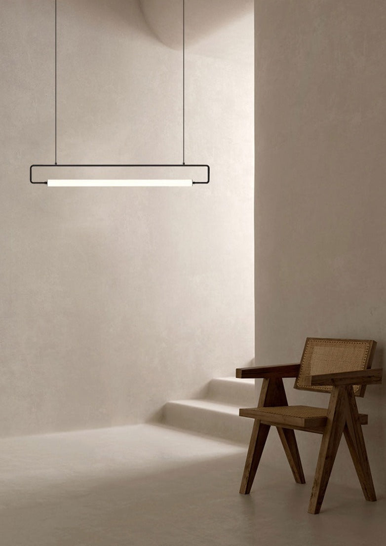 Nordis Arc Dining Bar Chandelier Black Minimalist Light | Lersk