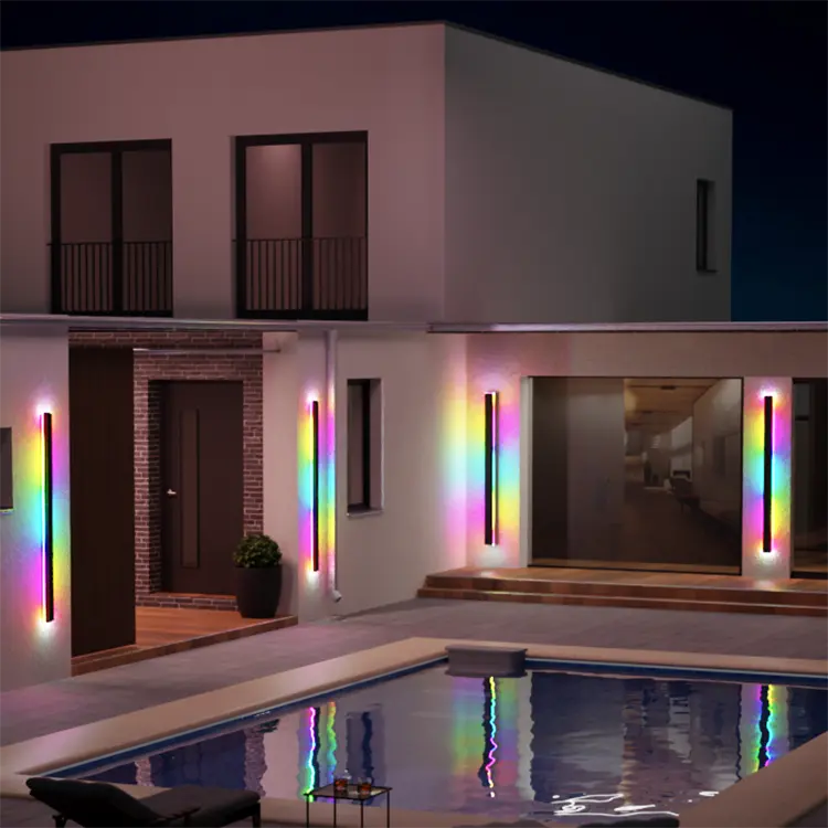 Luz de Pared Impermeable RGB LumaHaven para Interior y Exterior | Lersk