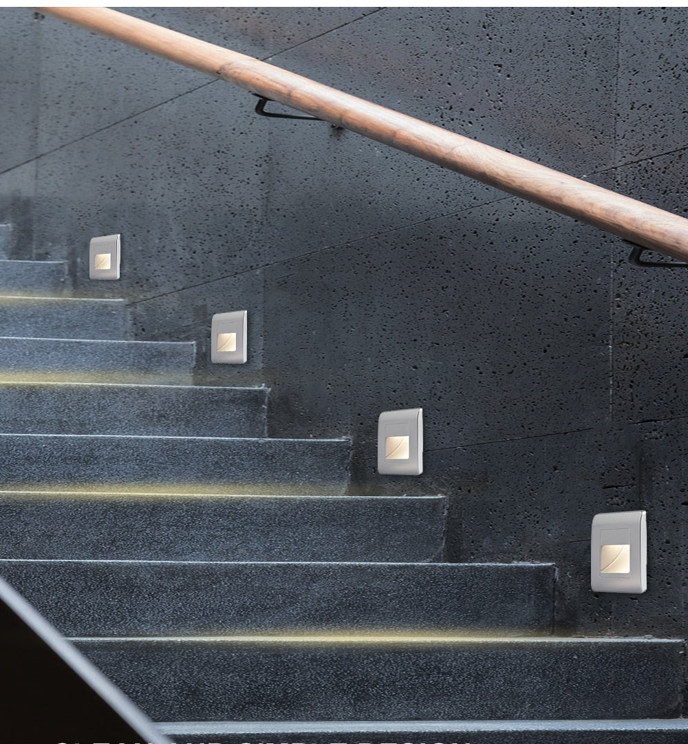 LumaNex LED Stair Light With PIR Four Color Options | Lersk