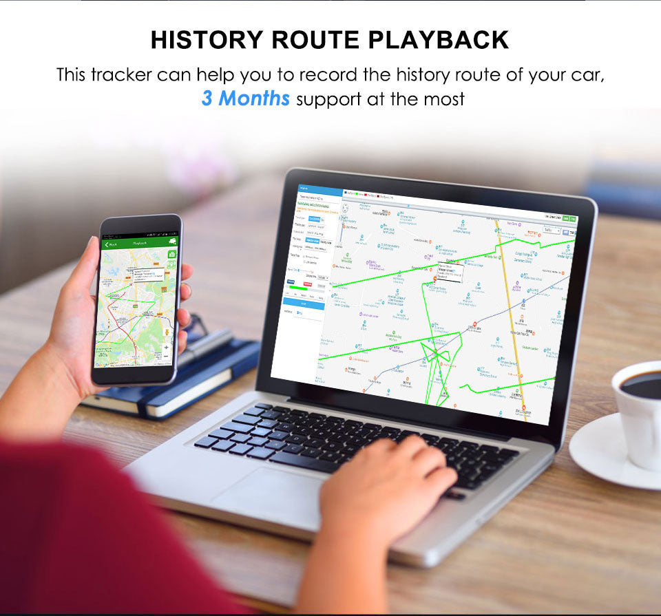 Navisafe Auto-GPS- und LBS-Tracker mit Streckenverlauf und Alarmen | Lersk