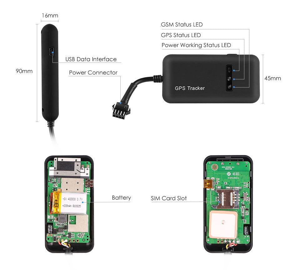 Navisafe Auto-GPS- und LBS-Tracker mit Streckenverlauf und Alarmen | Lersk