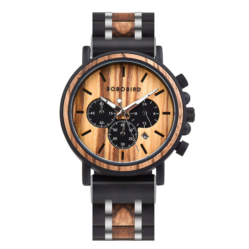 TimberLuxe Wooden Watch 3ATM Water-Resistant Gift Box | Lersk