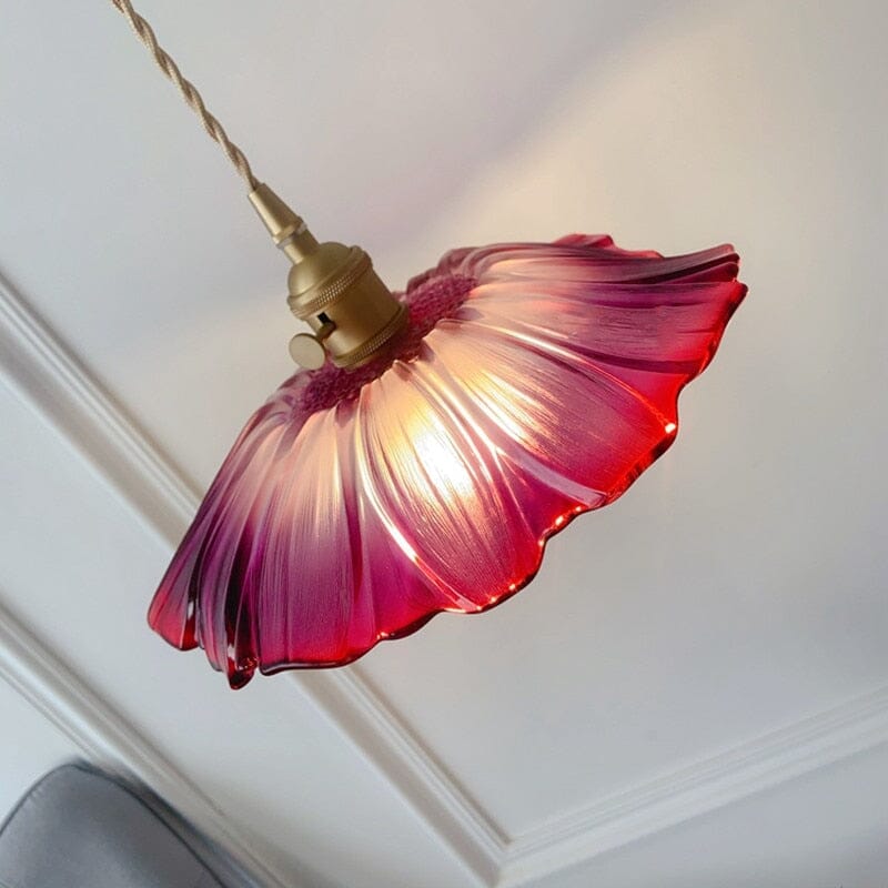 Liora | Blomstret Glaspendel | Lersk