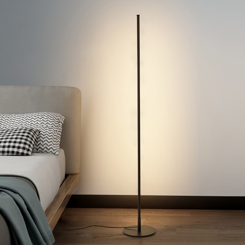 AstraLume Gulvlampe Minimalistisk LED-rørlys til Moderne Hjem | Lersk