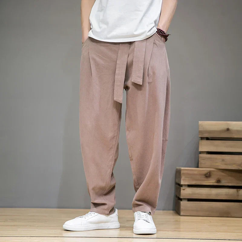 Breathable Linen Trousers for Men | Lersk