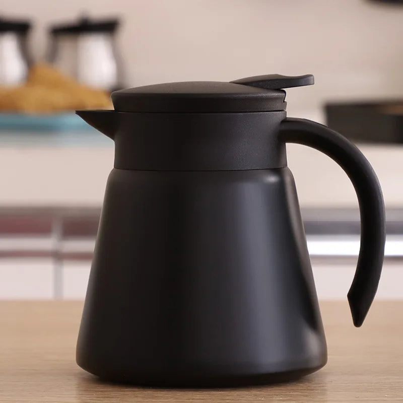 ThermoBrew Isolierkaraffe, Edelstahl 304, Vakuumisoliert, hält 6 Stunden heiß und 12 Stunden kalt, 0,5 L | Lersk
