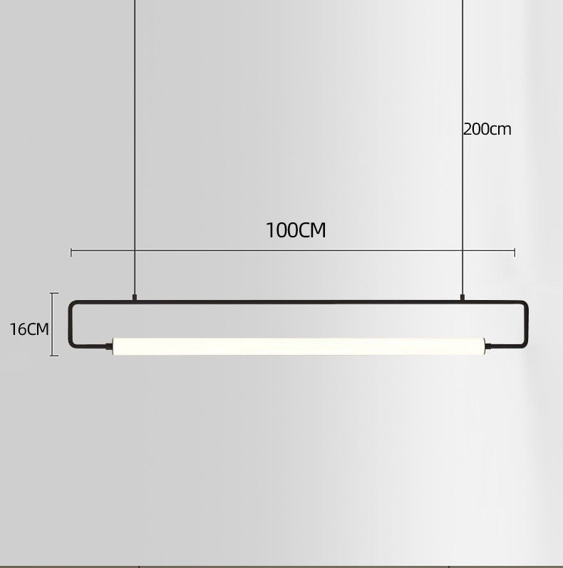 Nordis Arc Dining Bar Chandelier Black Minimalist Light | Lersk