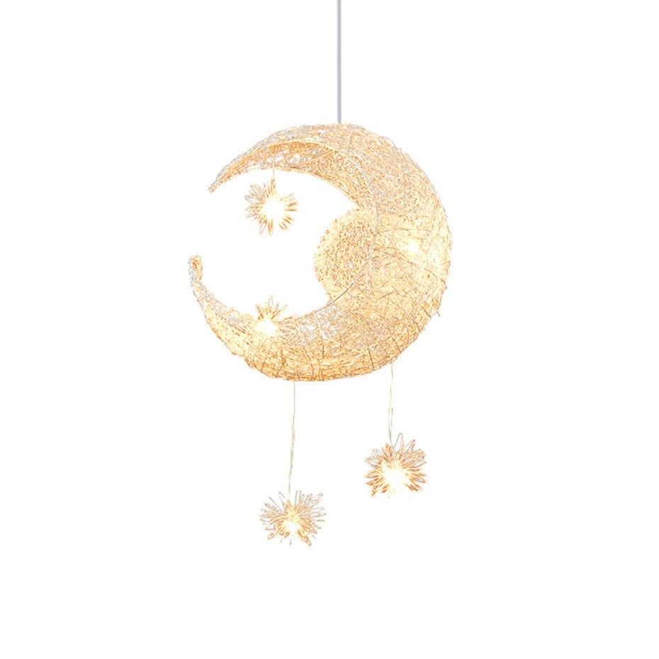 Lunera Moderní LED závěsná svítidla Měsíc a Hvězda | Lersk