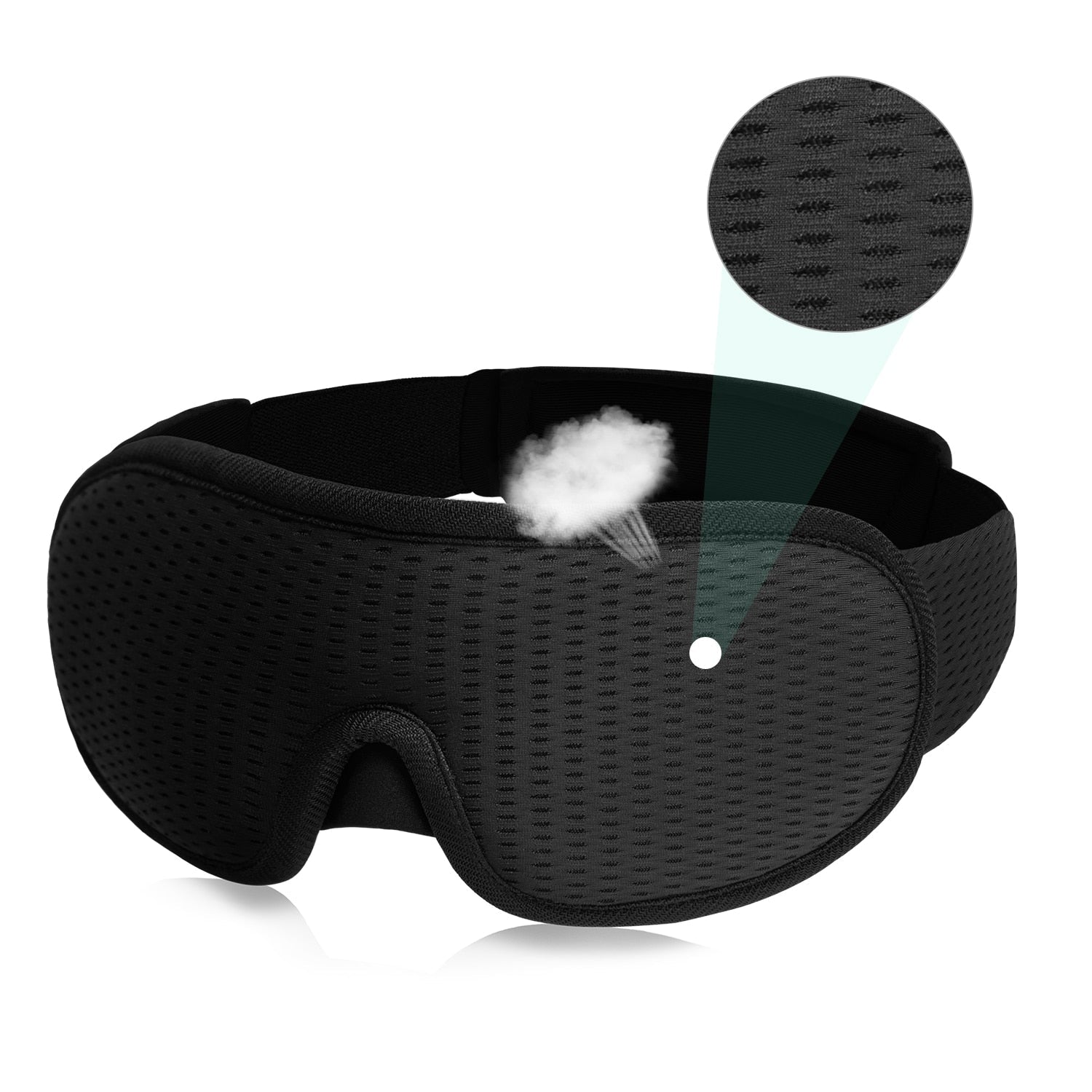 LumaDream 3D spánková maska s měkkým polstrováním blokujícím světlo | Lersk