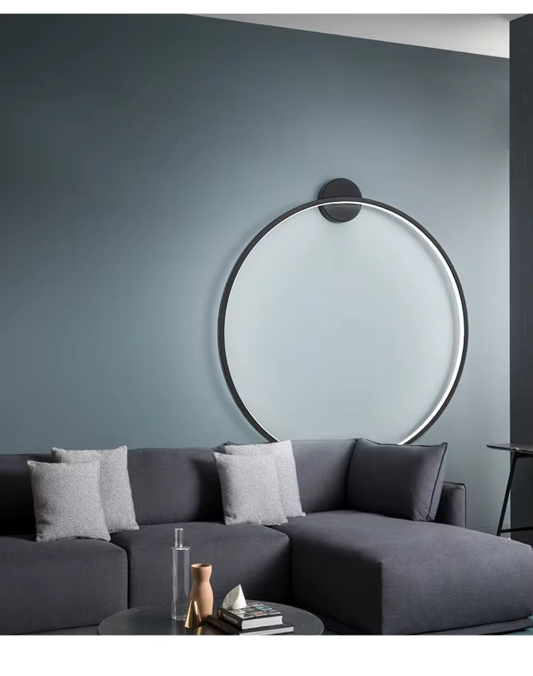 Lampada da parete rotonda LumaNova per interni moderni e minimalisti | Lersk