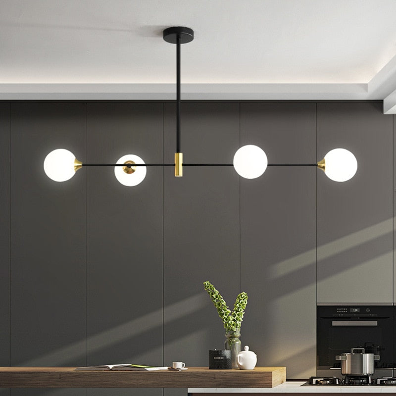 Stropní svítidlo Lyra Nordic Glass Ball s LED žárovkami E27 | Lersk
