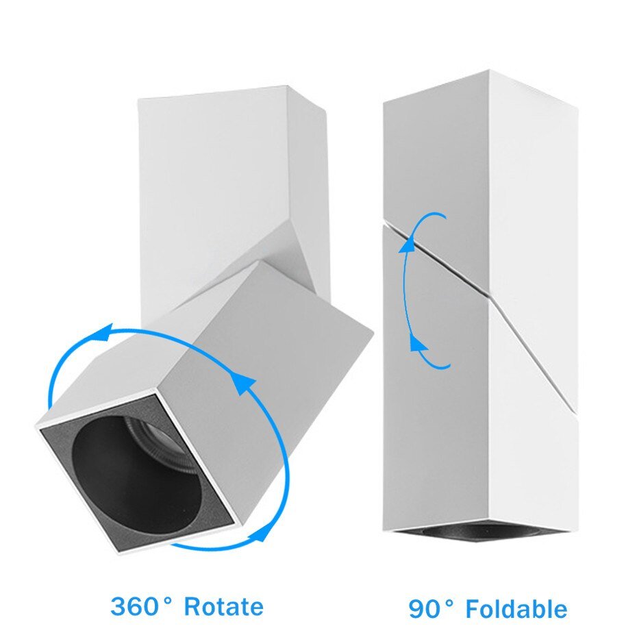 Quixa vipbar firkantet overflade-downlight LED-belysning | Lersk