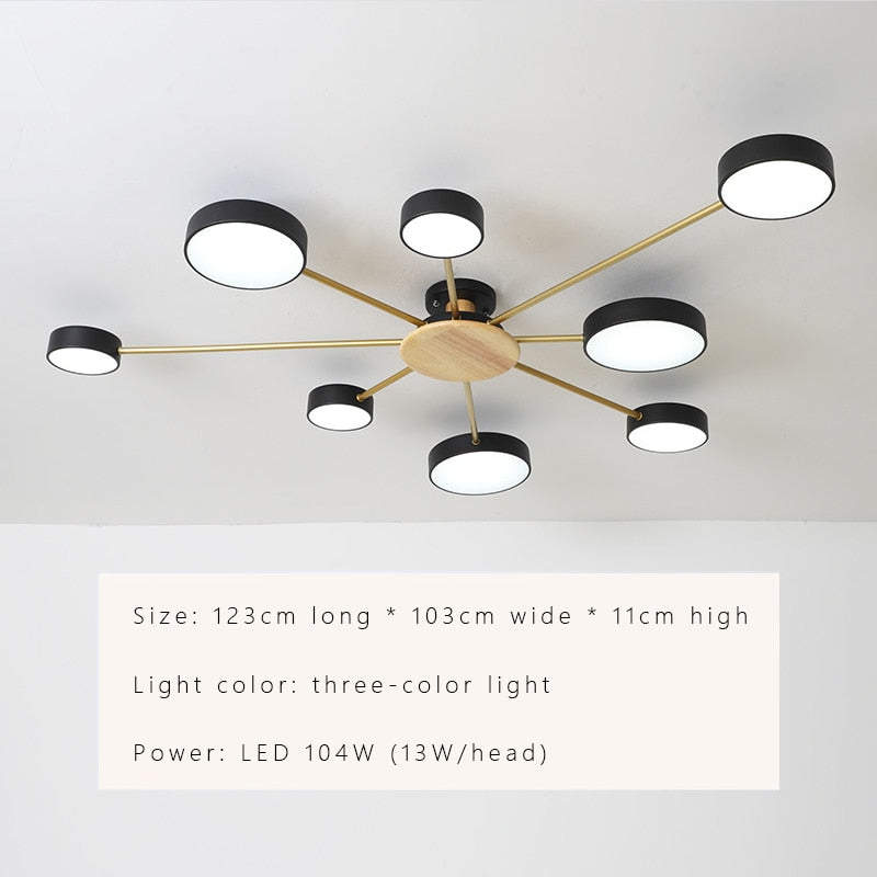 Luminax | Skandinávský moderní LED lustr | Lersk