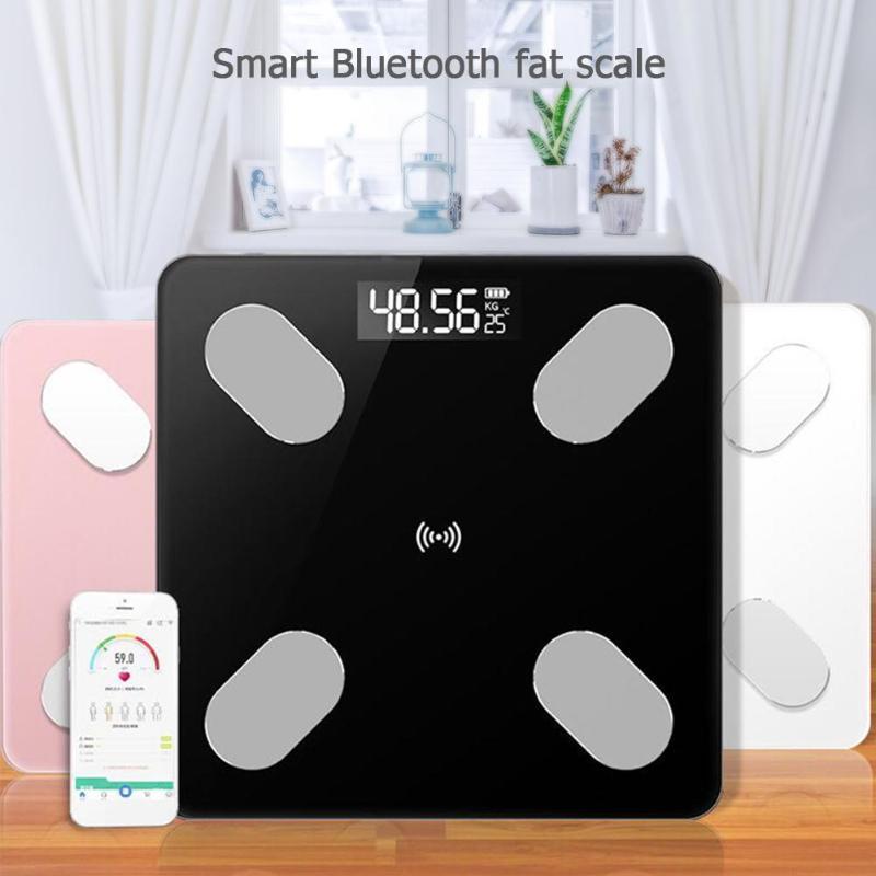 Bilancia Smart Bluetooth Viora per il Corpo con Vetro Temperato | Lersk
