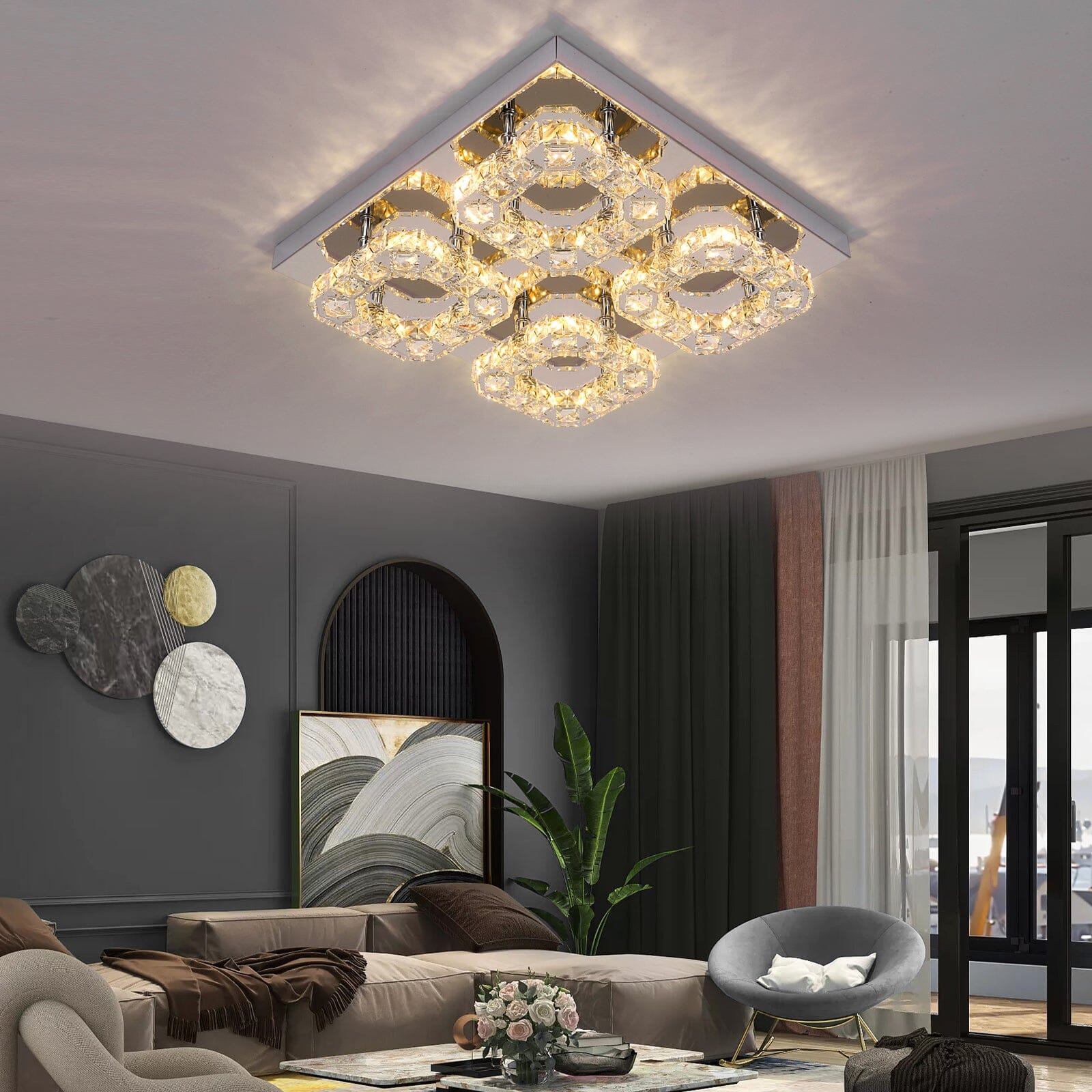 Langley Vier-Ring-Kronleuchter | Lersk