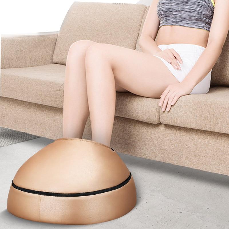CalmPulse Shiatsu Opvarmet Luftkompressions Fodmassageapparat med 15-minutters Spa-lindring | Lersk