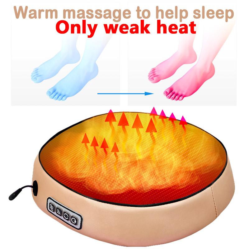 CalmPulse Shiatsu Opvarmet Luftkompressions Fodmassageapparat med 15-minutters Spa-lindring | Lersk